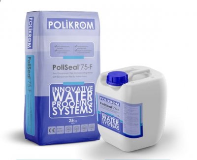 PoliSeal® 75-F,   Çift Komponent, Esnek Su Yalıtım Malzemesi