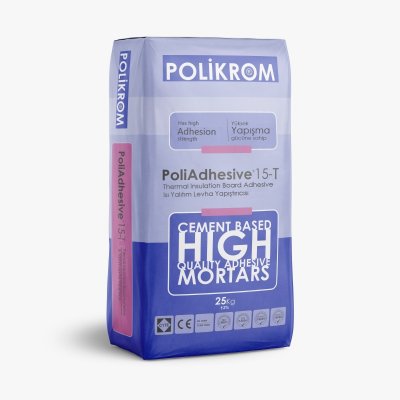 PoliAdhesive®15-T, Isı Yalıtım Levha Yapıştırıcısı             