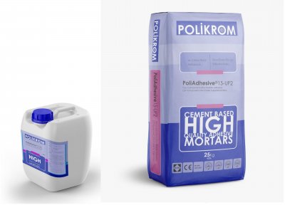 PoliAdhesive®15-UF2 Çift Komponent,Ultra Esnek Yapıştırma Harcı 