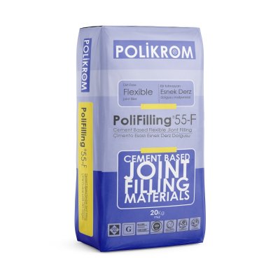 Polifilling®55-F,   Çimento Esaslı Esnek  Derz Dolgusu